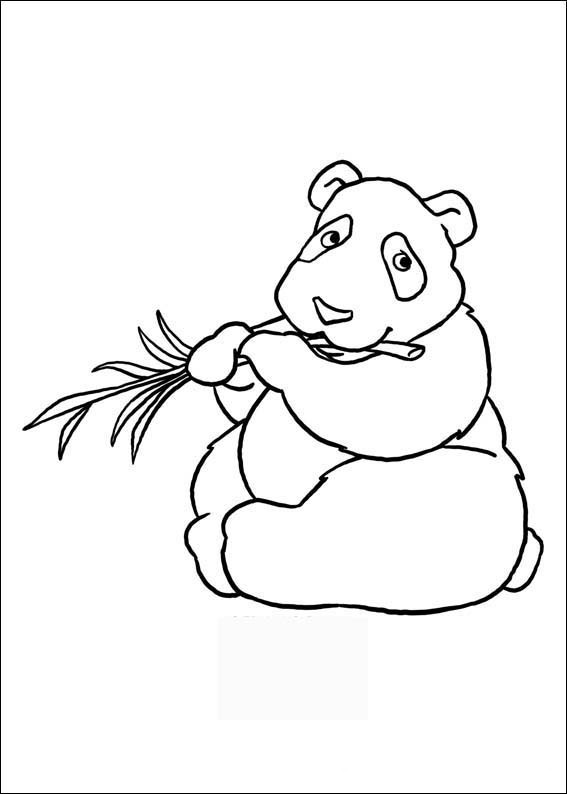 panda face coloring pages - photo #31