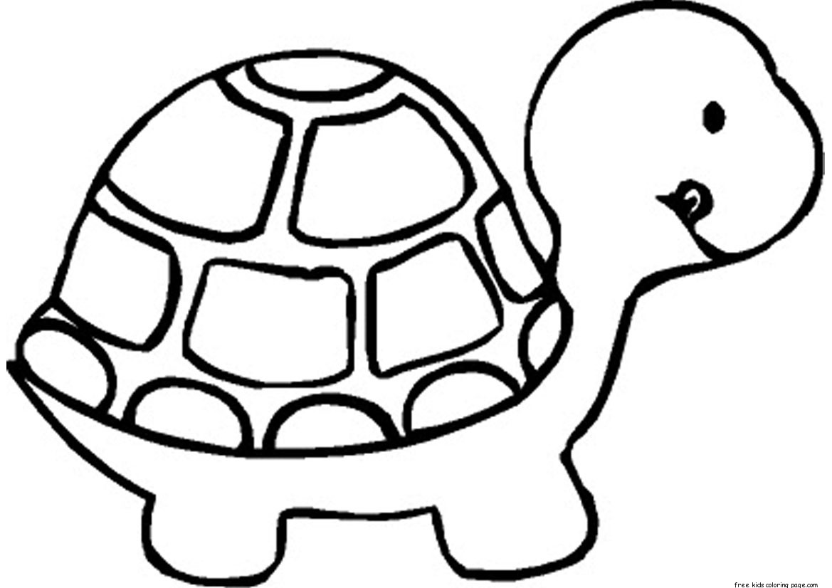 Print out Baby Turtle Coloring book Pages - Free Printable Coloring