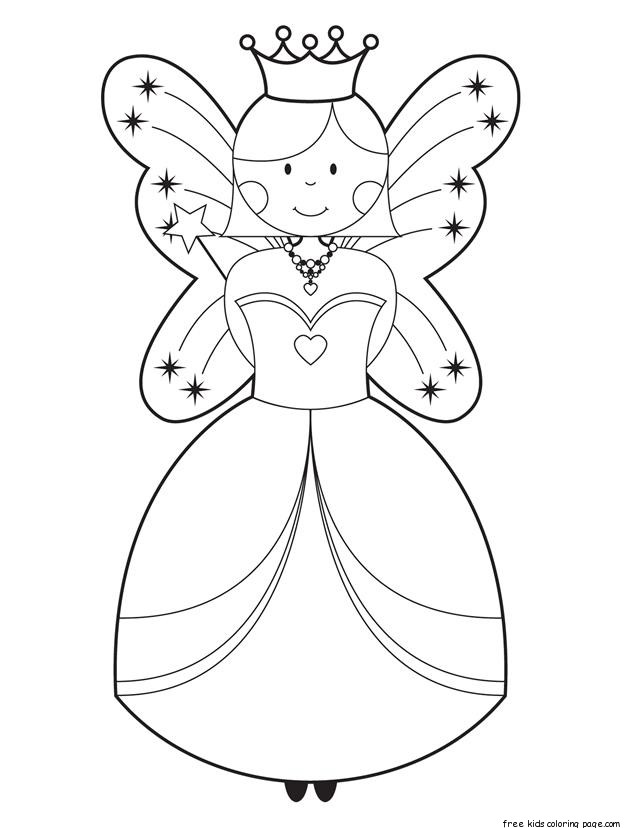 fairy coloring pages games for girls - photo #28