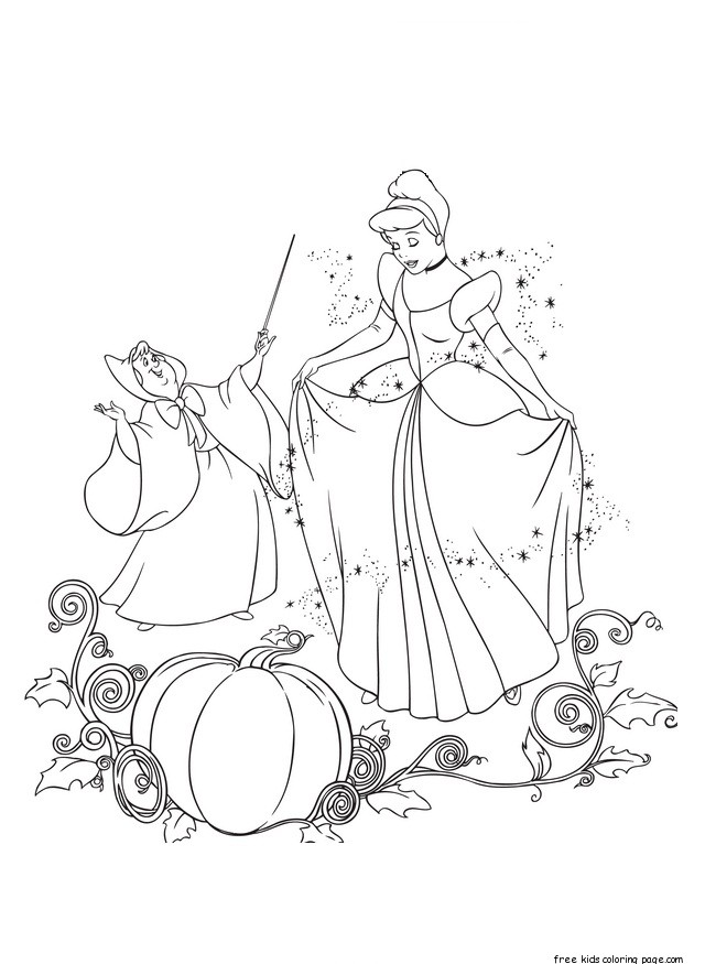 fairy godmother coloring pages print - photo #21
