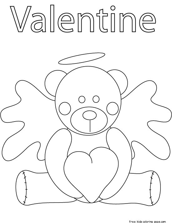 valentine coloring pages to print out - photo #9