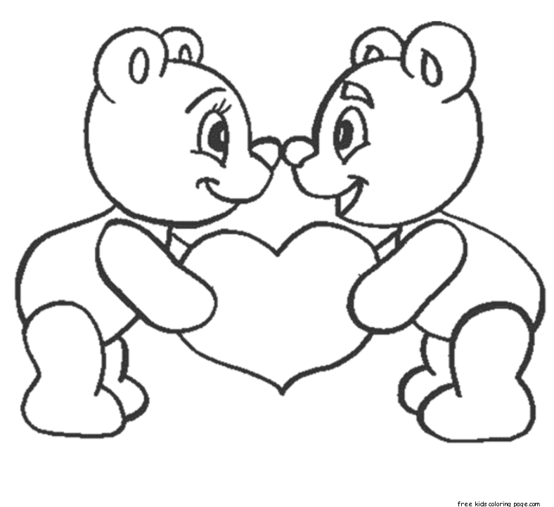 Free Printable i love you coloring sheets for boy and girlsFree Printable Coloring Pages For Kids.