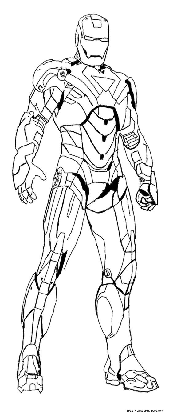 iron man colouring pictures to print for kidsFree ...