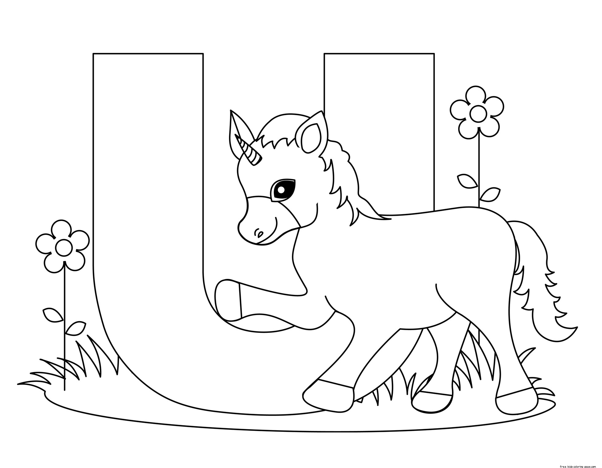 u coloring pages - photo #20