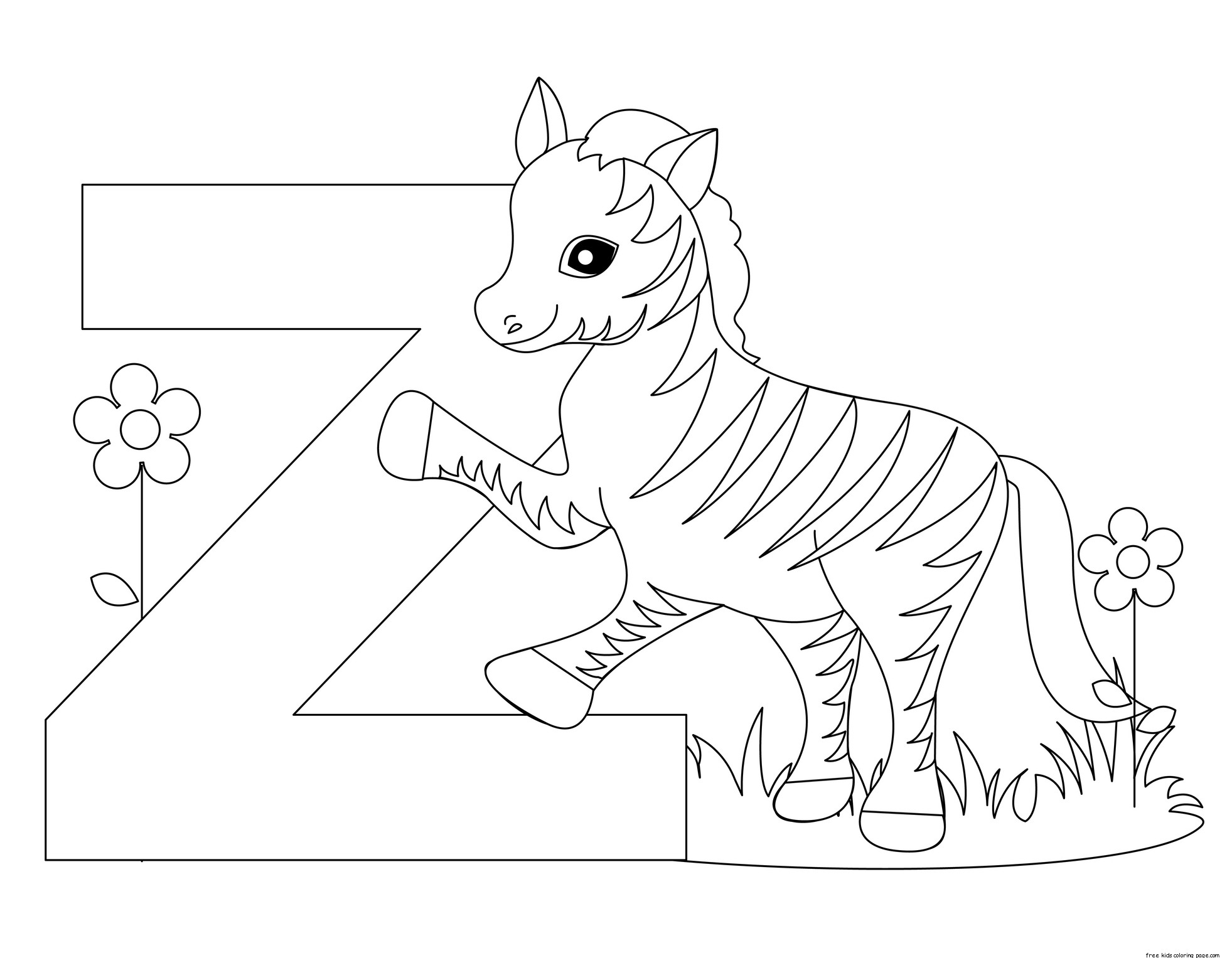 zoo animal alphabet coloring pages - photo #14
