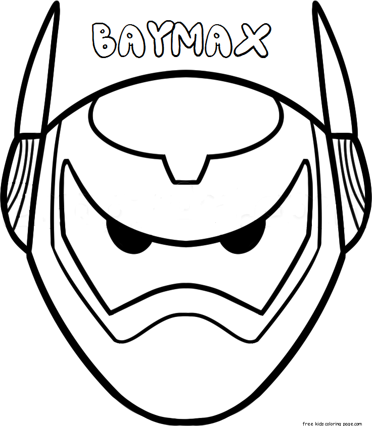 ba max coloring pages - photo #9
