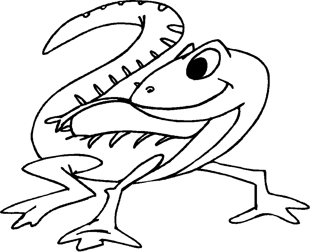 Kids coloring pages Coiled Snake