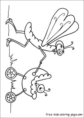 insect childrens coloring sheets