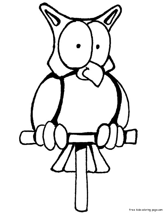 Print out coloring pages of owl