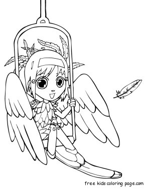 halloween cut boy bird costumes coloring pages for kids to print out.