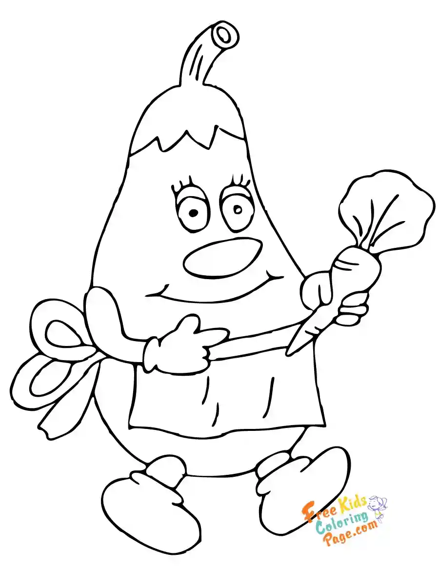 aubergine food colouring pages to print out. vegetable coloring sheet