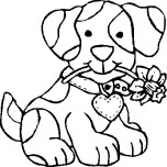 Print out Dog coloring pages