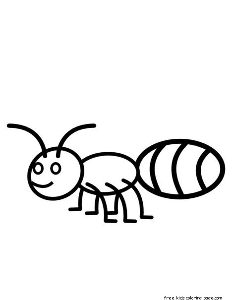 Printabel Animal Ant coloring pages