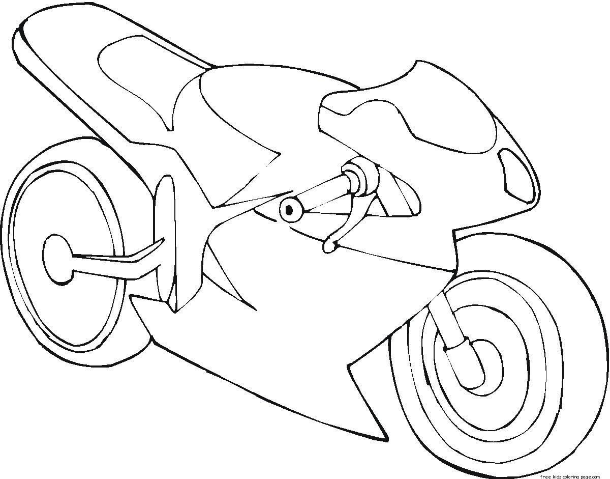 Printable mc motorbike coloring pages for boysFree 