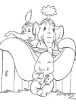 Print out coloring pictures Disney Dumbo with Prissy Giddy Catty. Dumbo pictures to color for kids to print out.