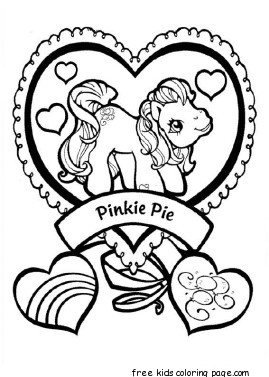 Print out my little pony Pinkie Pie coloring pages