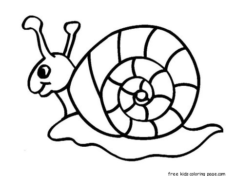 Printable coloring pages animal snails
