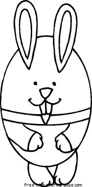 Coloring sheets easter bunny and eggs for kids to print out.