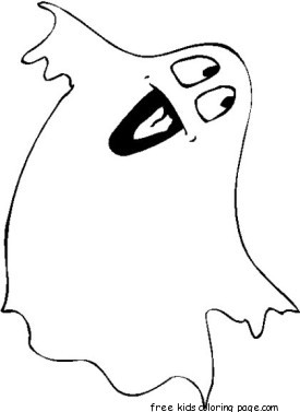 halloween ghosts coloring pages