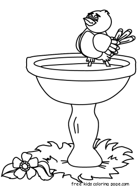 cute baby bird coloring pages to print out for kid