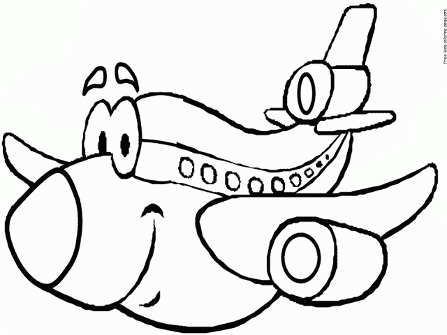free printable airplane coloring sheets for kids to print out