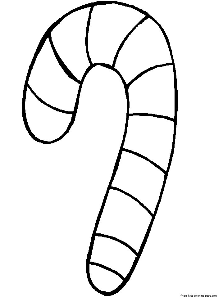 christmas candy cane story printable coloring pages
Free