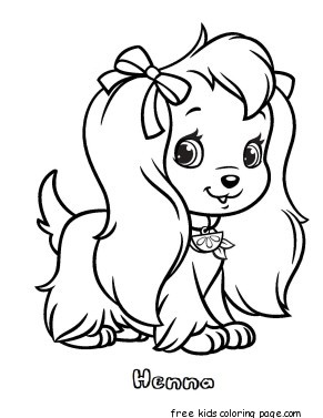 Printable Henna Strawberry Shortcake coloring pages