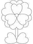 flower bouquet coloring pages valentines day