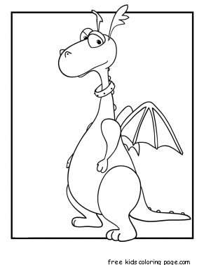 Stuffy the Dragon Doc McStuffins Coloring Page
