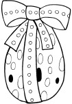 Printable Standing Easter Egg Coloring Page