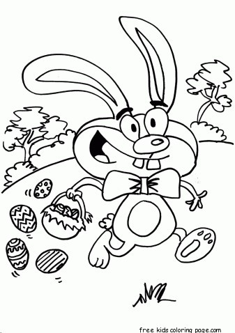 printable easter bunny coloring pages for kidsfree