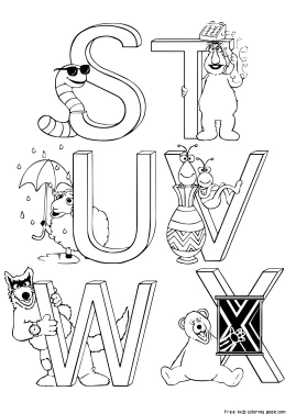 Alphabet worksheets Sesame Street