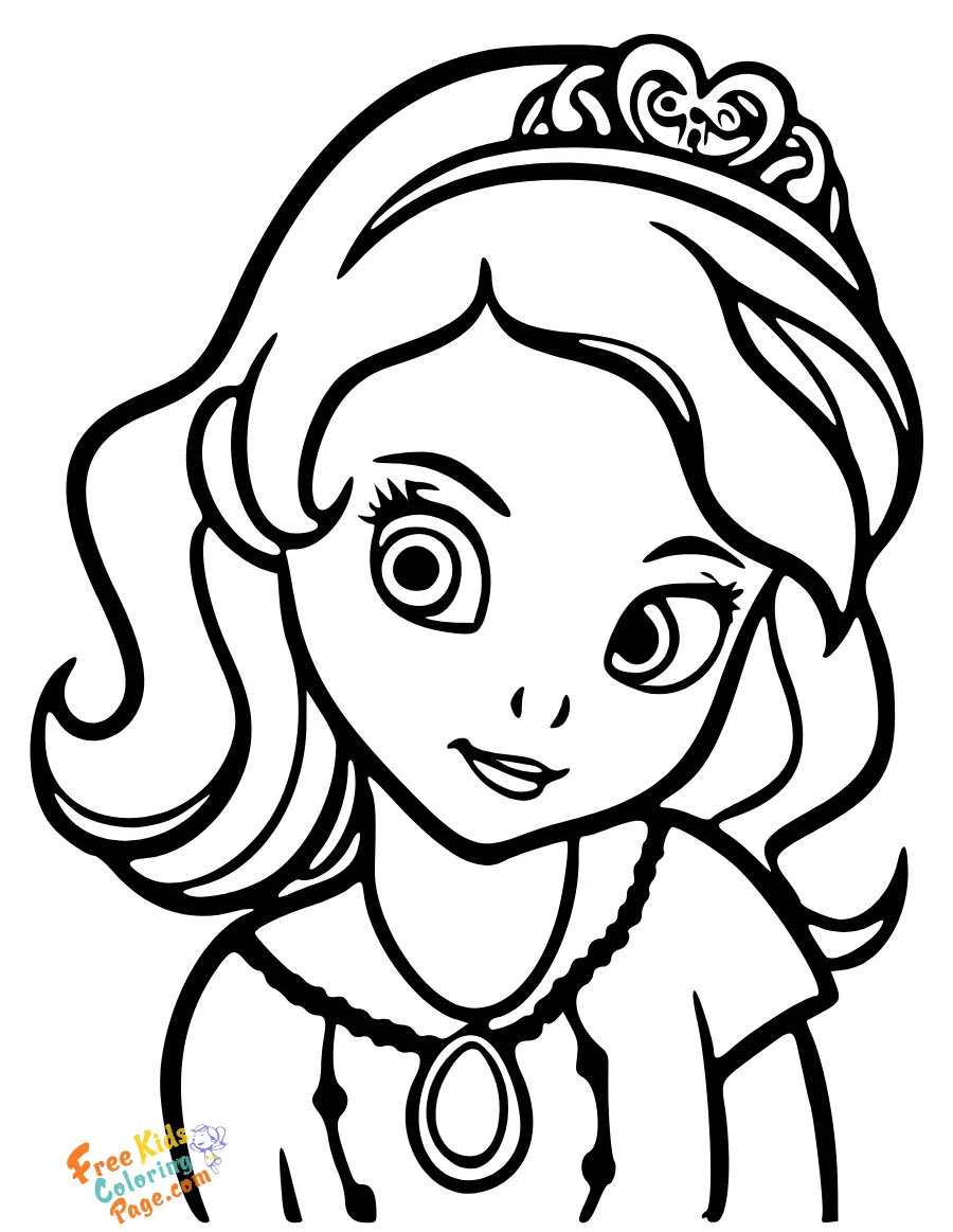 Disney princess sofia colouring pages to print picture to coloring page