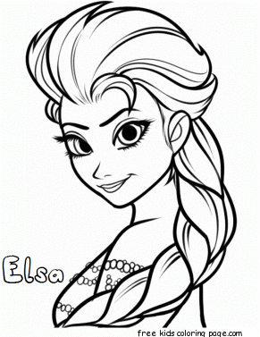 Download disney frozen elsa the snow queen dress coloring pagesFree ...