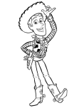 toy story 3 woody coloring pages