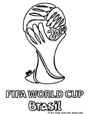 fifa world cup brasil soccer coloring pages