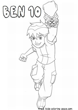 Printable ben 10 characters coloring pages