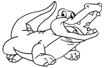 cute crocodiles coloring coloring pages