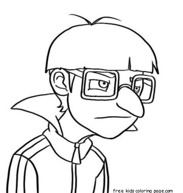 despicable me coloring pages of vector 600x629
