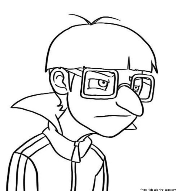 despicable me coloring pages of vector 600x629
