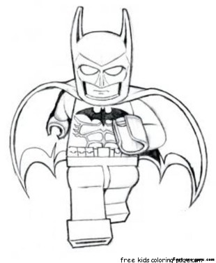 Print out The Avengers Lego Batman Coloring Pages