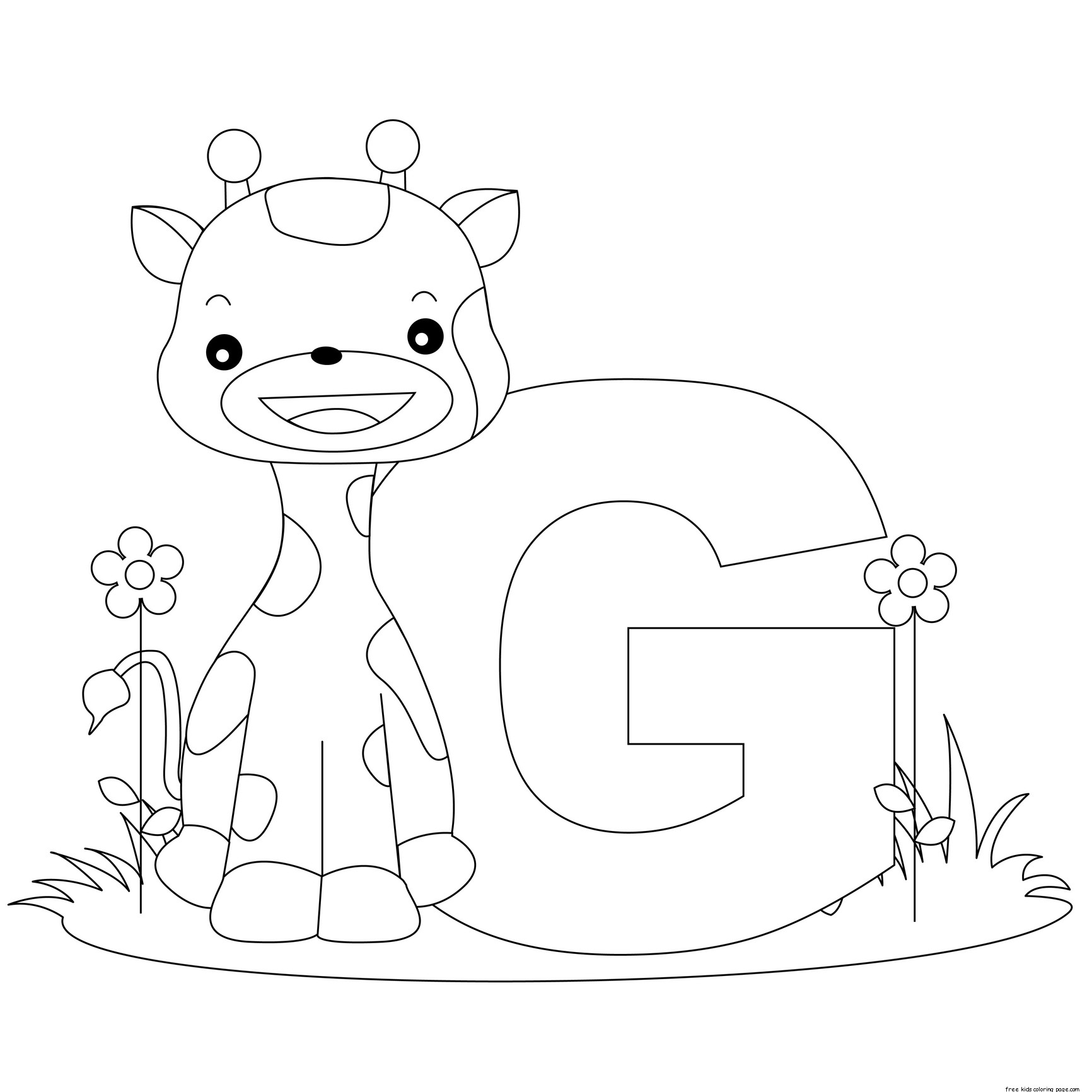 abc animal coloring pages - photo #4