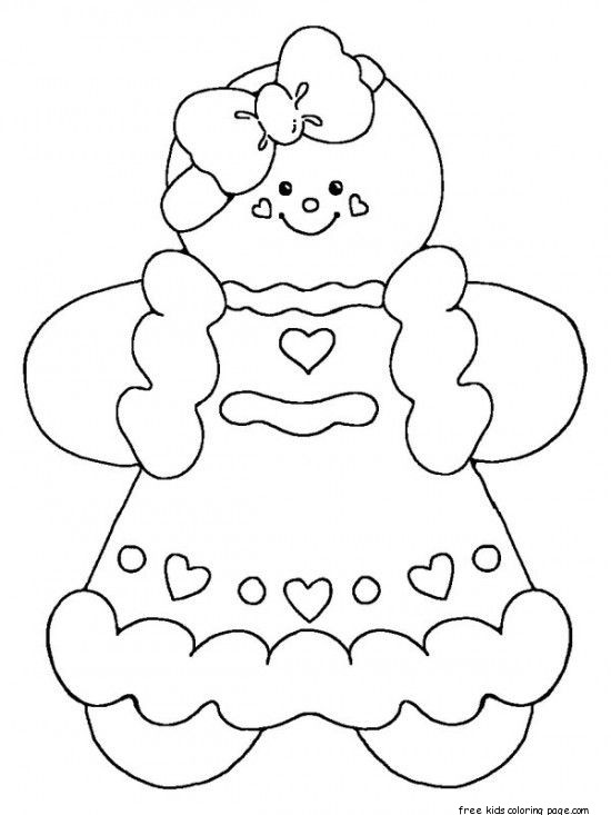 Gingerbread Man Printable Coloring Pages Printable Word Searches