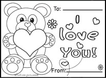 Free Valentines day coloring in sheets to print out for kids.