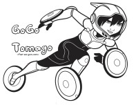picture to color big hero 6 gogo tomago for kids