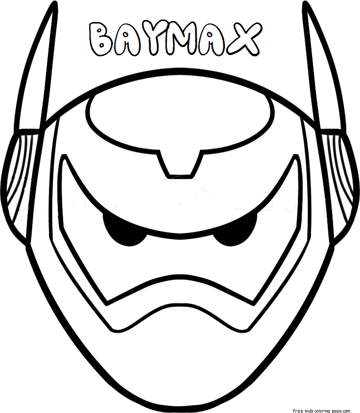 how spiderman to draw easy mask 6 big armorFree Print hero mask Printable out baymax