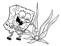 Spongebob easter egg coloring pages for kids to print out.