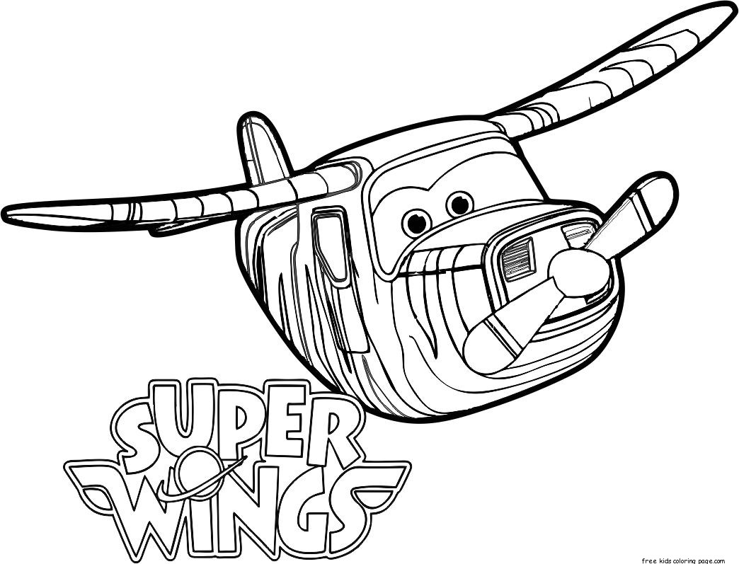 Free super wings bello coloring pages printable