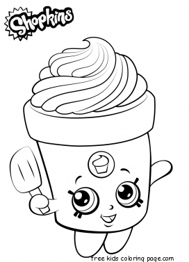 print out shopkins freda frosting coloring in pages for kids