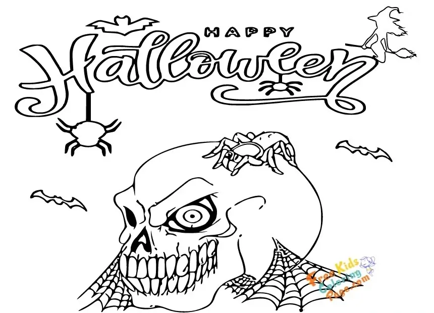 Printable-Halloween-Skull-coloring-pages
